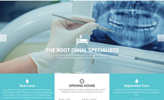 JCVs new website and branding - JCV Endodontic Treatment